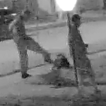 April 22, 2016 - Maxwell Girard kicking his dog